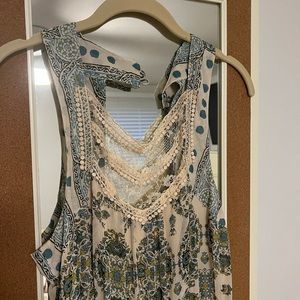 Free People Boho Maxi Dress with slits